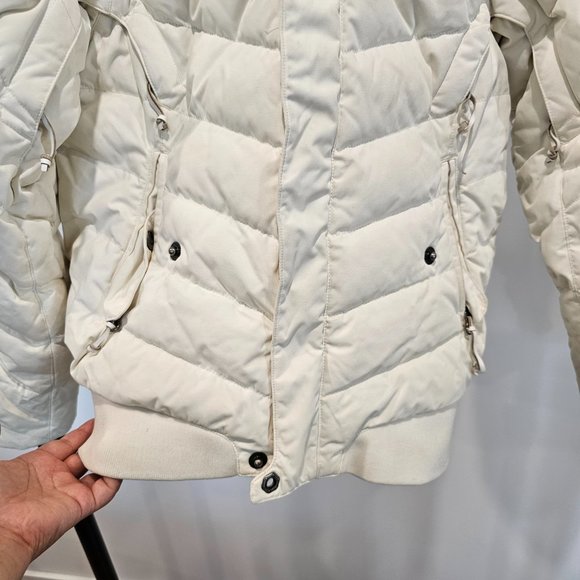 The North Face Women's White 600 Down Recco Insulated Puffer Snowboard Jacket Xs - Picture 7 of 16